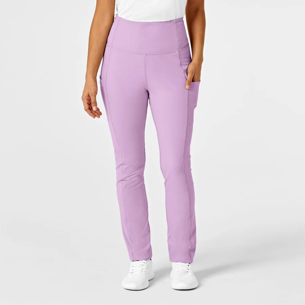 Wink RENEW High Rise Straight Leg Yoga Pant in limited edition VIOLET TULLE